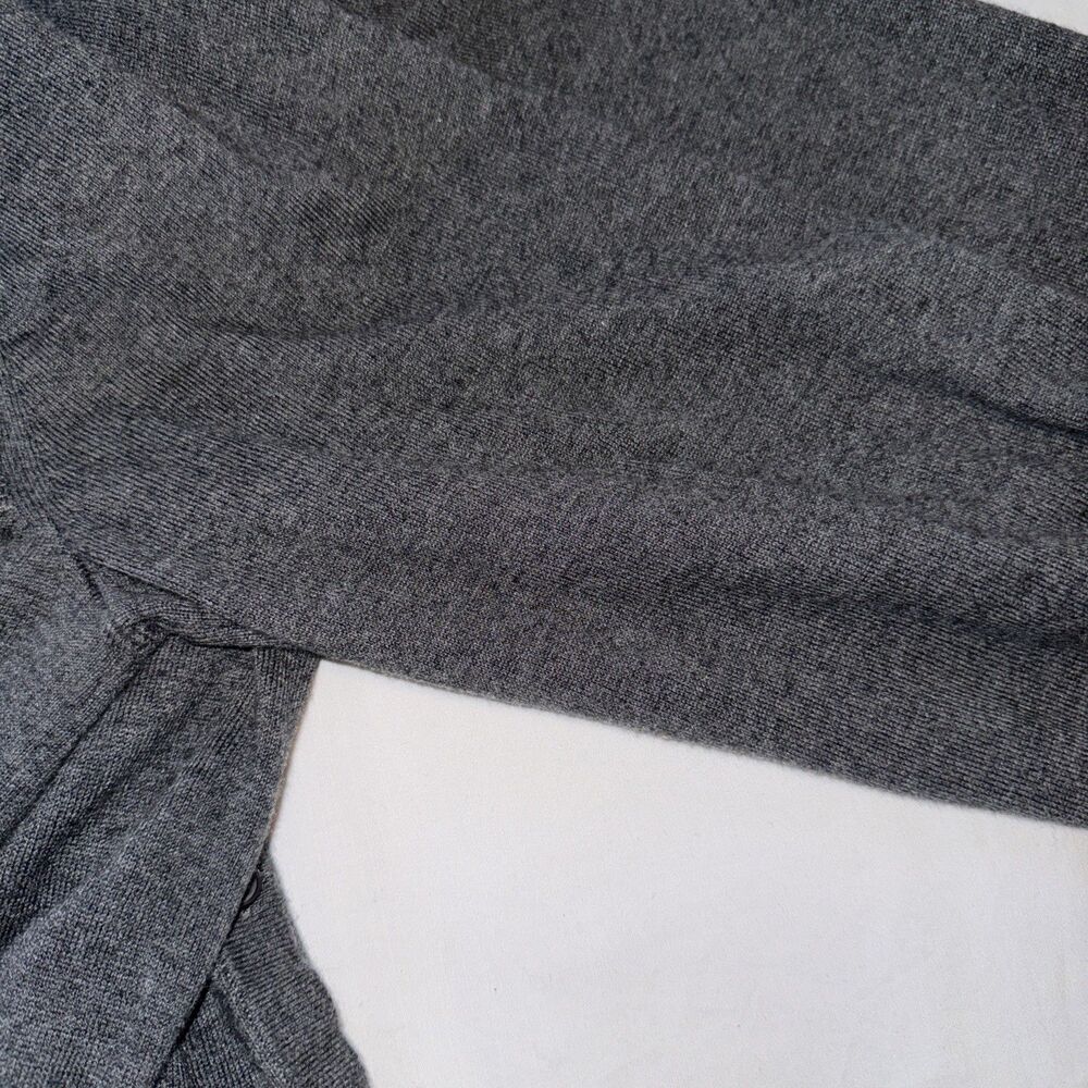 Banana Republic Cardigan Womens 2X Plus Gray Forever Sweater Button Front V Neck - Picture 7 of 7